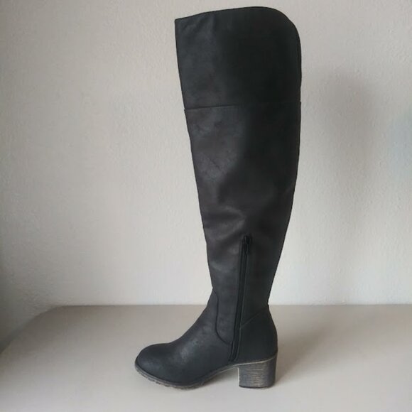 SO Sled Black women's size 6 over the knee boots - Picture 3 of 16